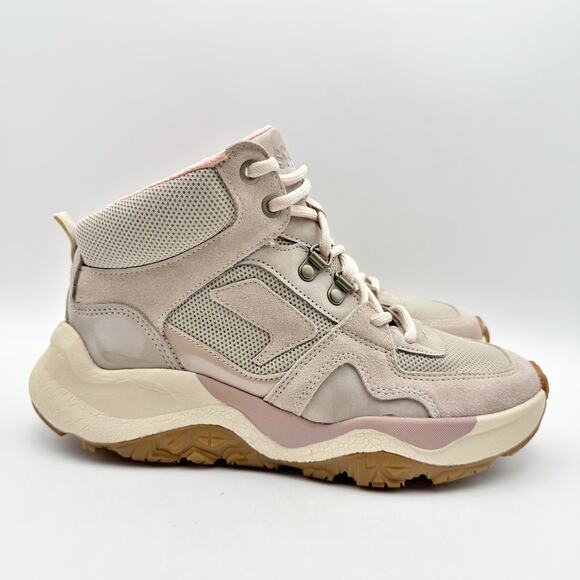 SAS Womens Hi Country-X Hiking Boots 7.5 M Taupe Pink Lace Up Lightweight NIB - Picture 3 of 12